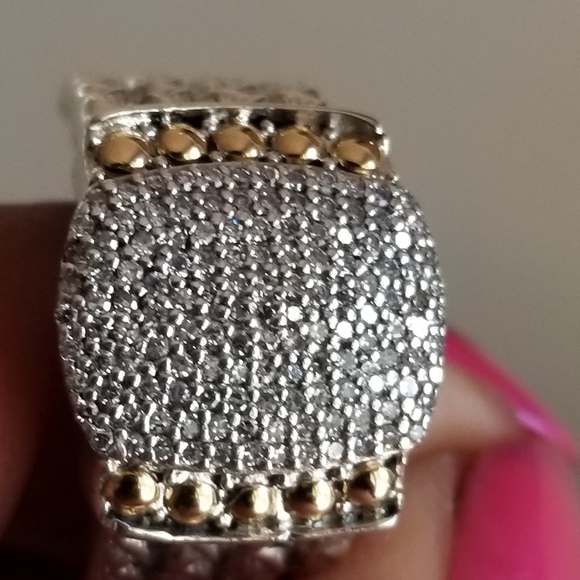 Effy 18k sterling silver diamond  wheaton ring - Picture 2 of 16